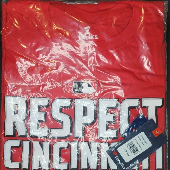Cincinnati Reds Fanatics Branded 2020 Postseason Locker Room T-Shirt Men's Large - Picture 4 of 4